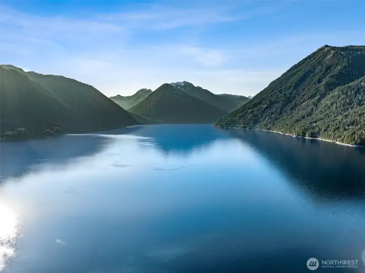 Lake Cushman in the Olympic Mountains