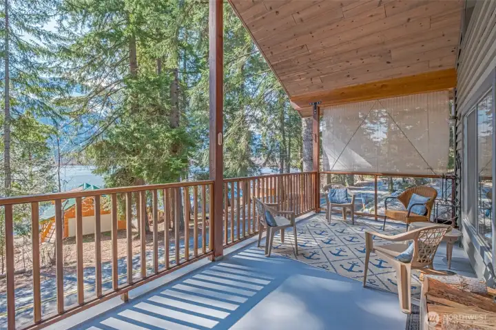 Deck and Seating Area