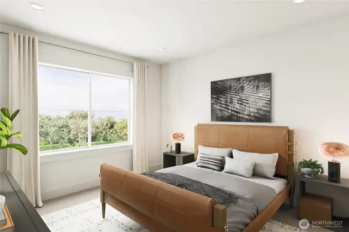 Primary suite: For marketing purposes only. Colors and features may vary.