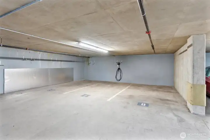 This is an exceptionally rare offering. Three contiguous parking spaces—#8, #9, and #10—with EV charging, along with additional Space #5, all convey with Unit #502. An added bonus is the flexibility to rent out any unused spaces, providing both convenience and potential income.