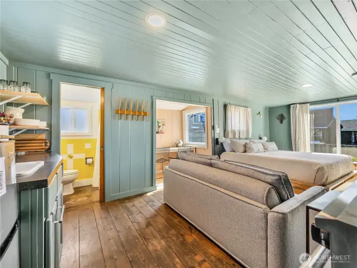 A cozy perch filled with natural light. A cozy perch filled with natural light.