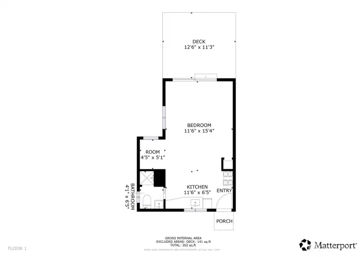 Floor plan with dimensions. Floor plan with dimensions.