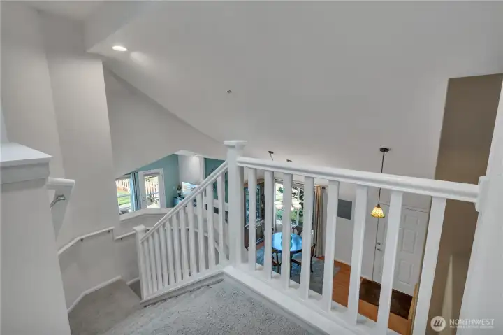 Stairs up to the 2 other Bedrooms, loft and Full Bath Stairs up to the 2 other Bedrooms, loft and Full Bath