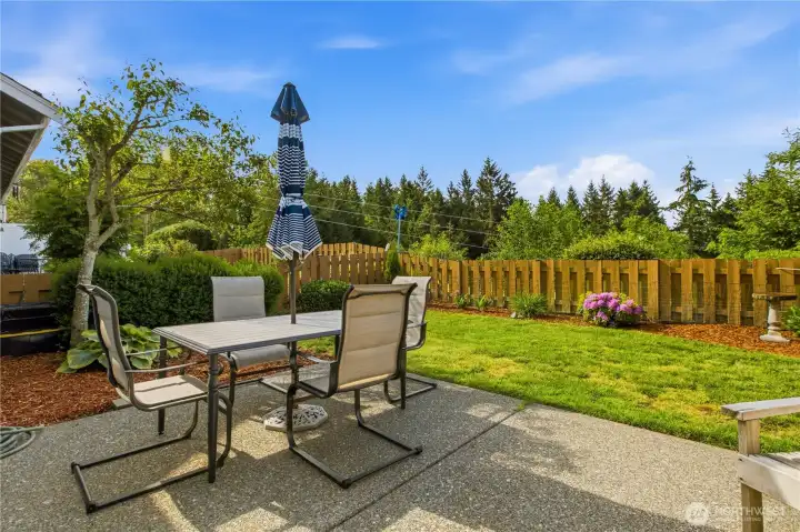 Private Fenced Backyard Private Fenced Backyard