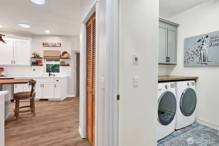 Laundry room with W/D included