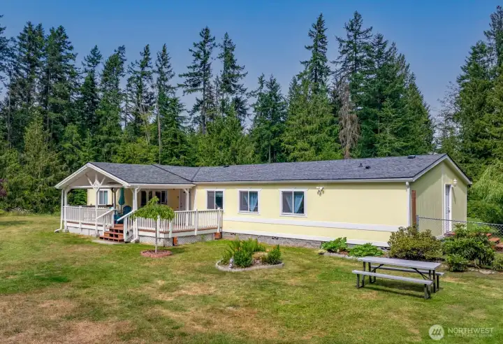 Main house w/fully fenced backyard, cement type siding Main house w/fully fenced backyard, cement type siding