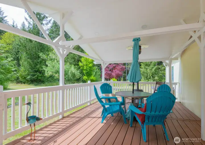 Large covered porch Large covered porch