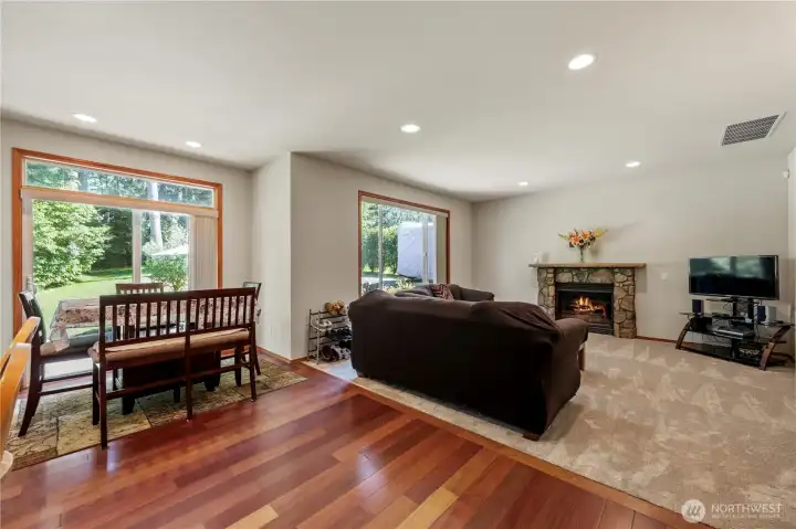 New carpet in the family room- yep, this room gets the most life and love of the house!