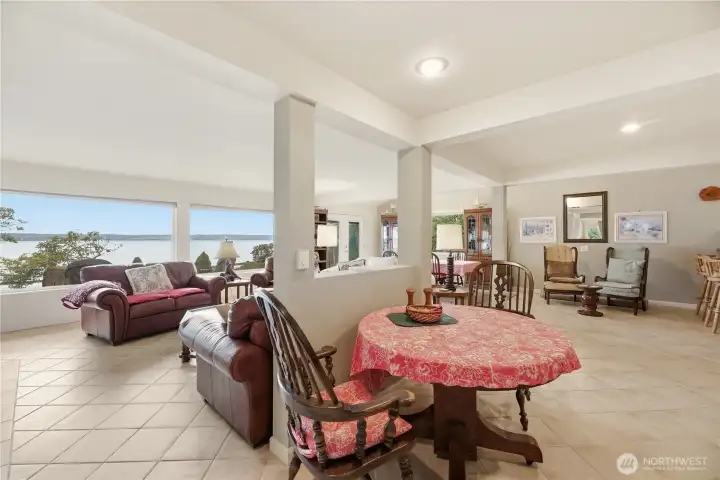 Views of the Living room and sitting space.
