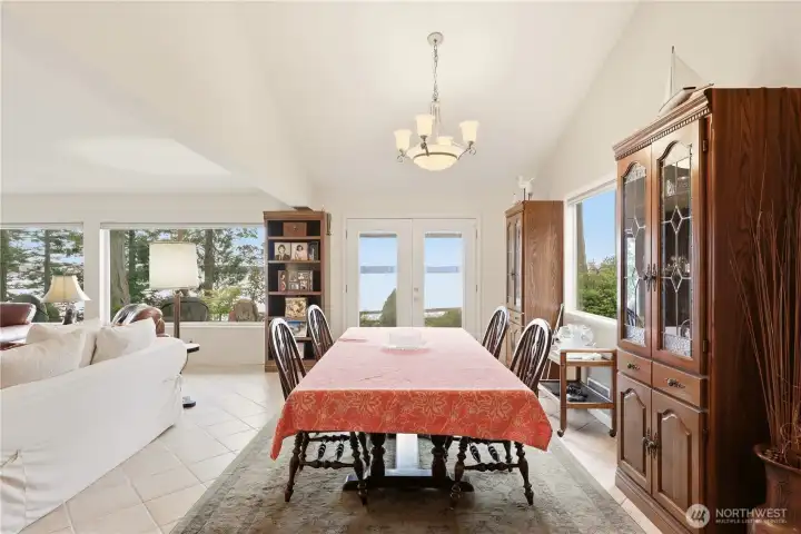 Formal dining room.
