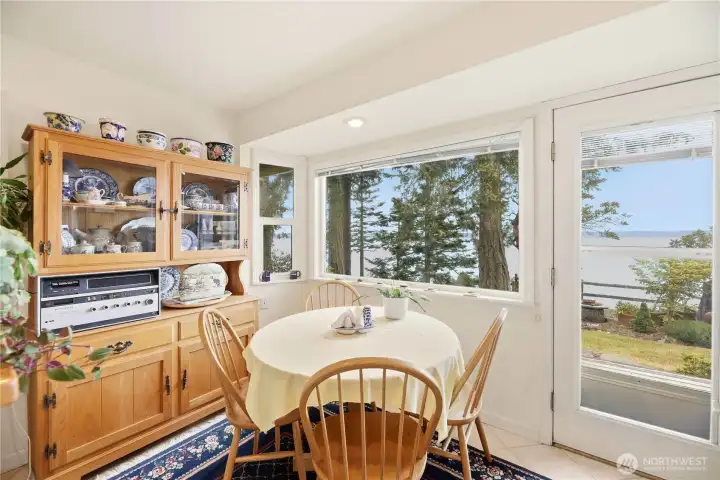 Informal dining room.