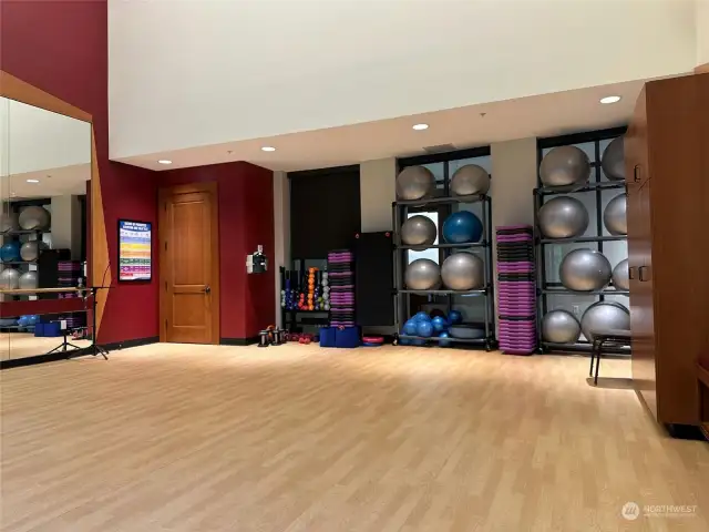Yoga Studio.  A friendly community