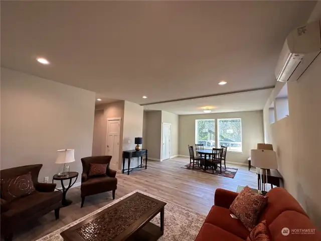 Lower level rec or family room....space for theater area, sitting area, games or even turn into a multigenerational home with separate living area.
