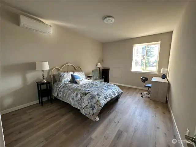 Lower level bedroom (#4) with great space and natural lighting