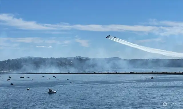 View of Seafair from the rooftop deck!