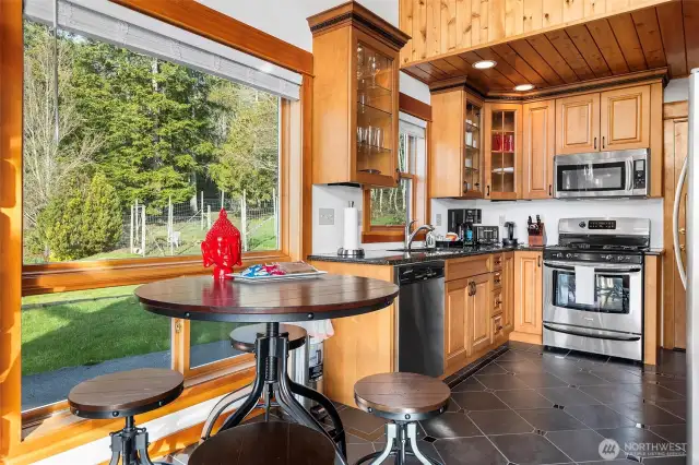Cabin Kitchen with Eating Space
