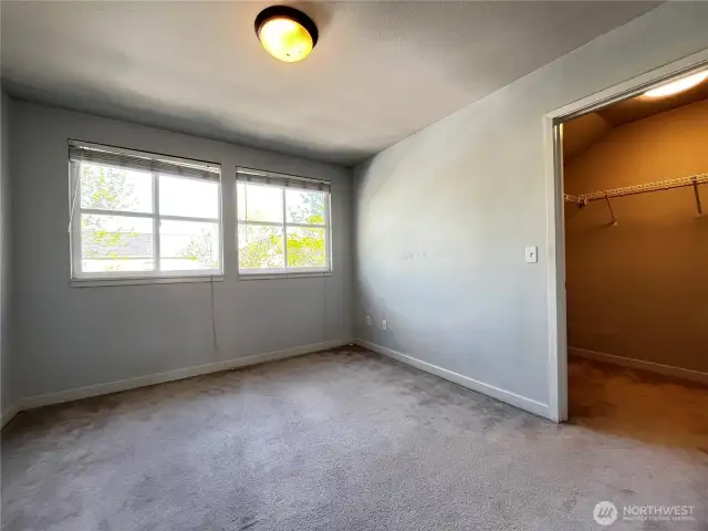 Bedroom 2 with walk-in closet