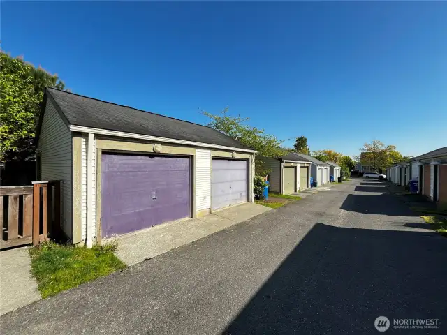 Easy access to garage