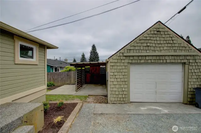 Back of house and Garage