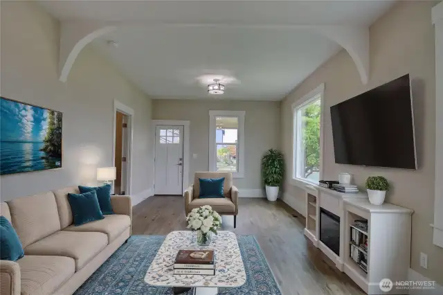 Living room - Virtually staged