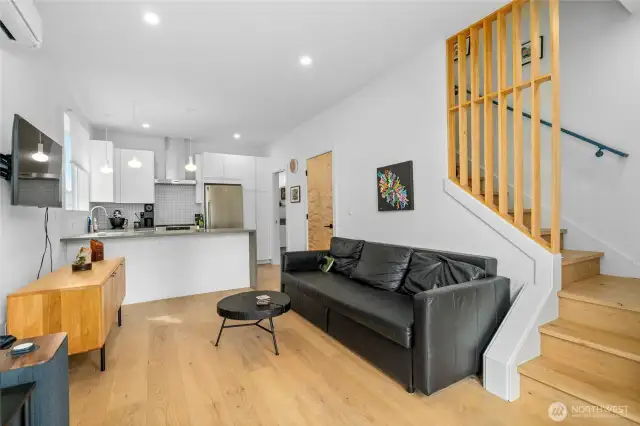 Open concept living with a cozy vibe.
