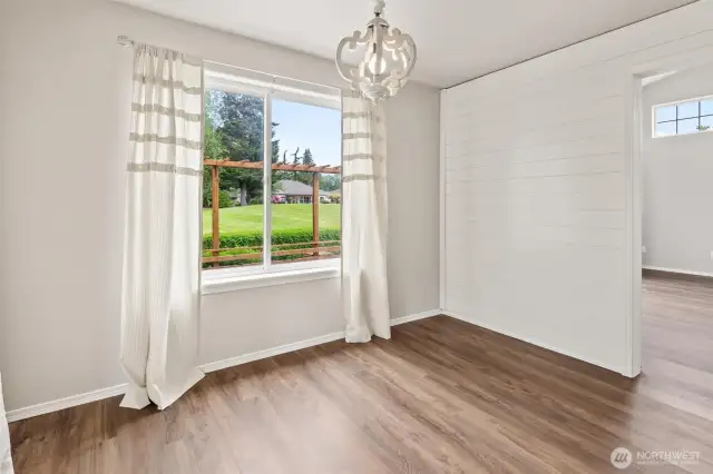 Shiplap brings charm and warmth to this home!