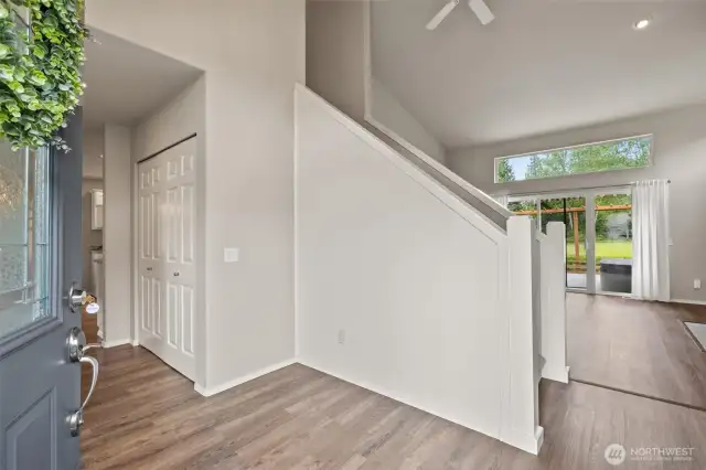 Greet guests and welcome them into this inviting home!