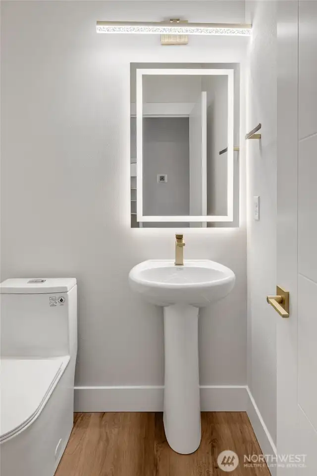 half bath downstairs (Photos from lot 9B)