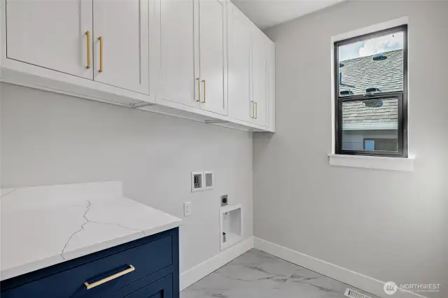 Laundry room located upstairs for convenience  (Photos from lot 9B)