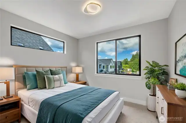 Big & Bright bedrooms! (2)(Photos from lot 9B, digitally staged)