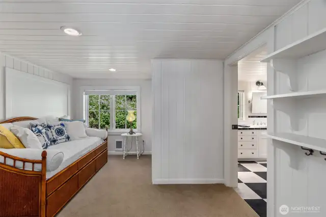 Extra guest room or additional office—this home, with a three-bedroom septic, still offers six versatile rooms perfect for overnight guests.