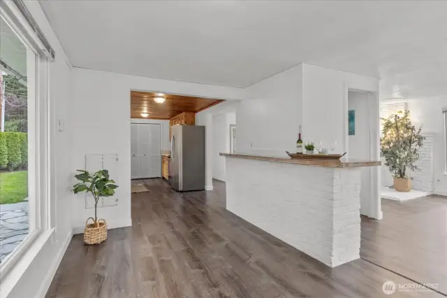 Dining Area Plus Countertop space for decor