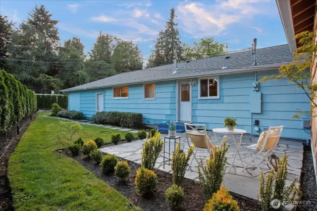 Backyard, Patio is Great for a BBQ