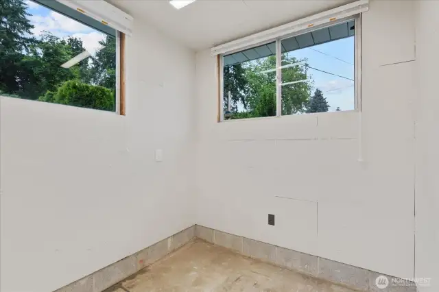 Hobby Room in Garage