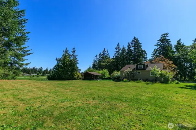 Meadows and open spaces.
