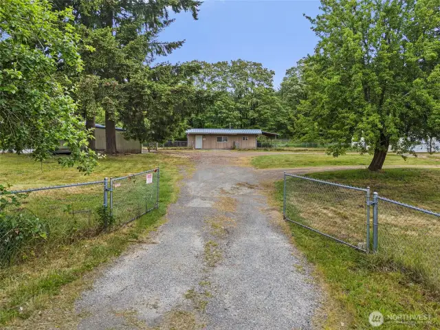 Fully fenced 1.38 acres, zoned Arterial Commercial has been used as Multi Family.