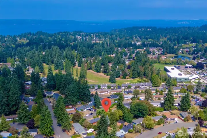 Just minutes to multiple Puget Sound beaches, Twin Lakes golf course, King County bus lines, and new K-8 Olympic View School.   Perfectly located to commuting to I-5, hiking and camping at the State Park or enjoying the city's Farmer's Market.