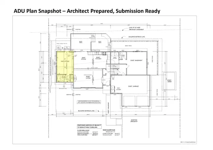 ADU snapshot ready for submission