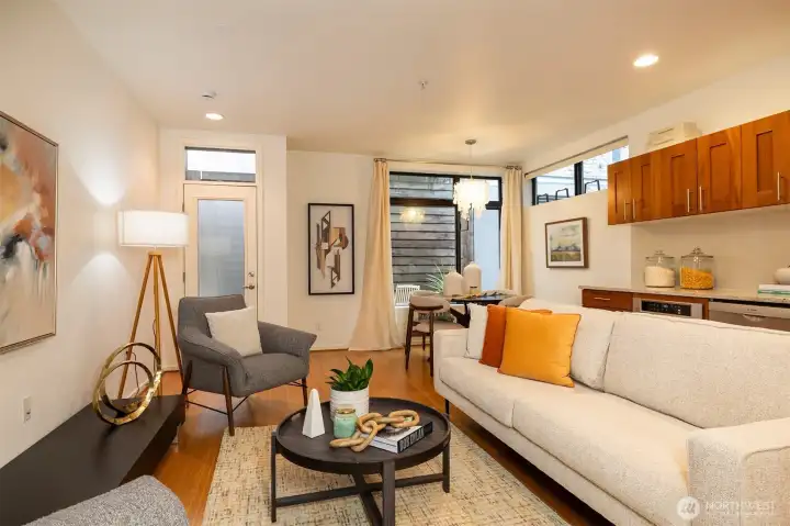 Fresh paint throughout.