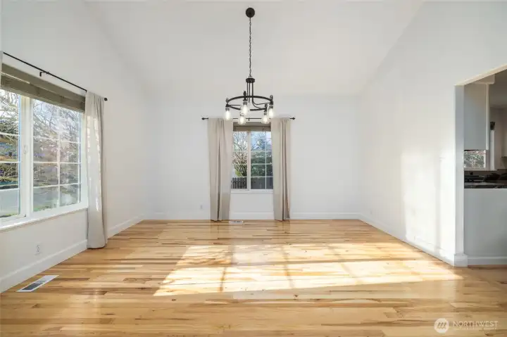 Formal dining area