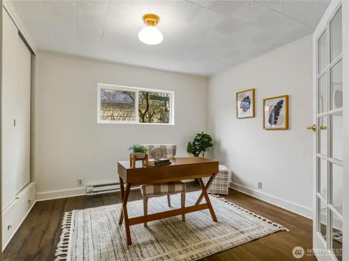 main floor bedroom/office