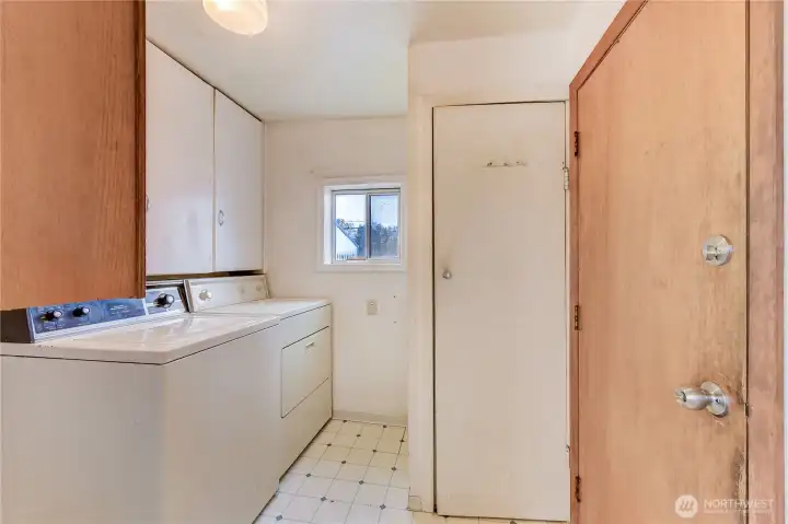 Laundry room.