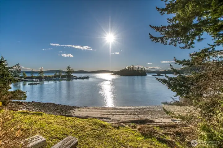 View of beach from second parcel