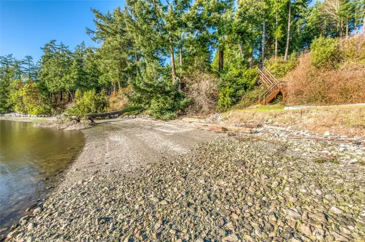 Stairs to beach