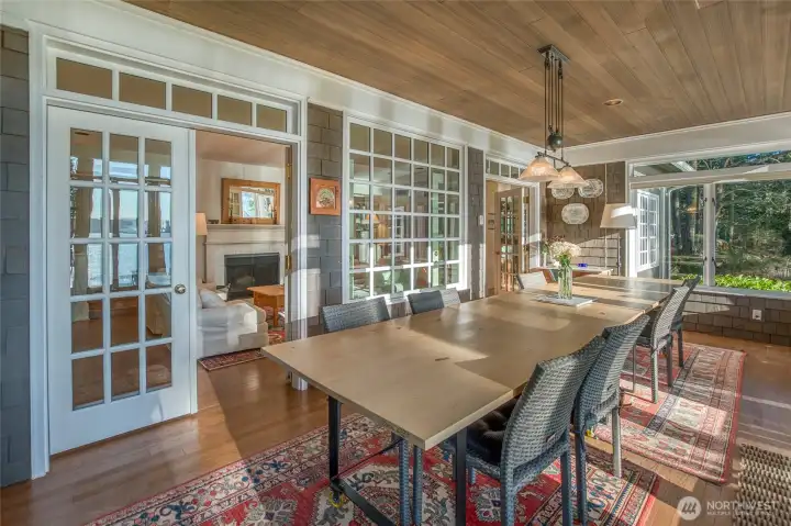 Dining room looking towards the living room