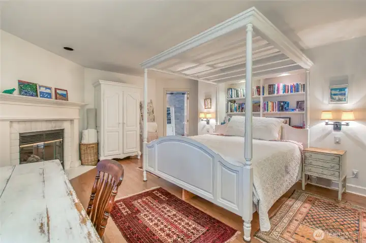 Primary suite and time for reading