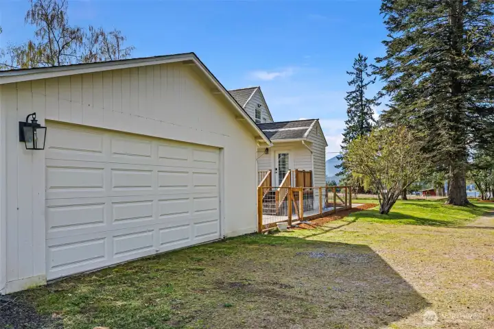 2 Car garage W/ EV charger