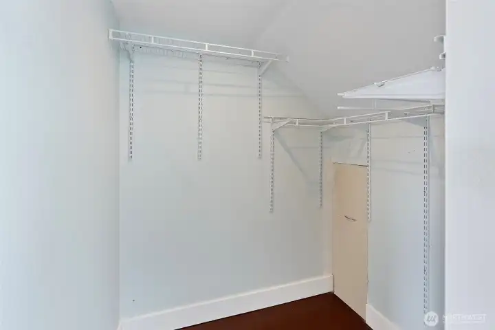 Walk in closet in primary