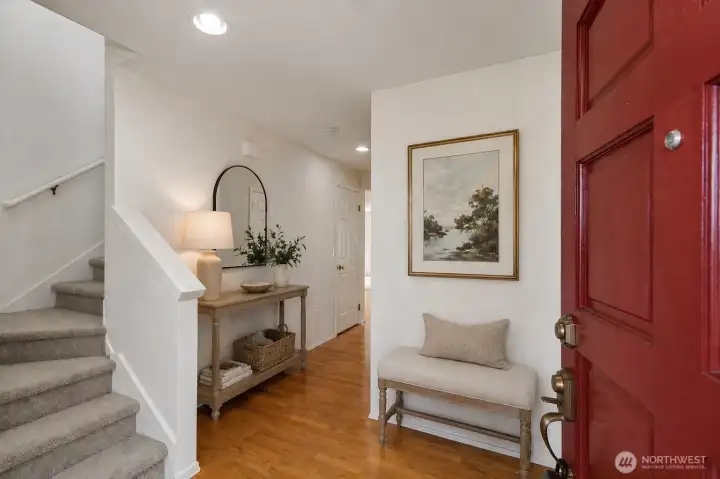 Entry. Digitally staged