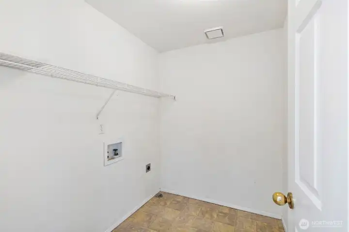 Main floor laundry room.